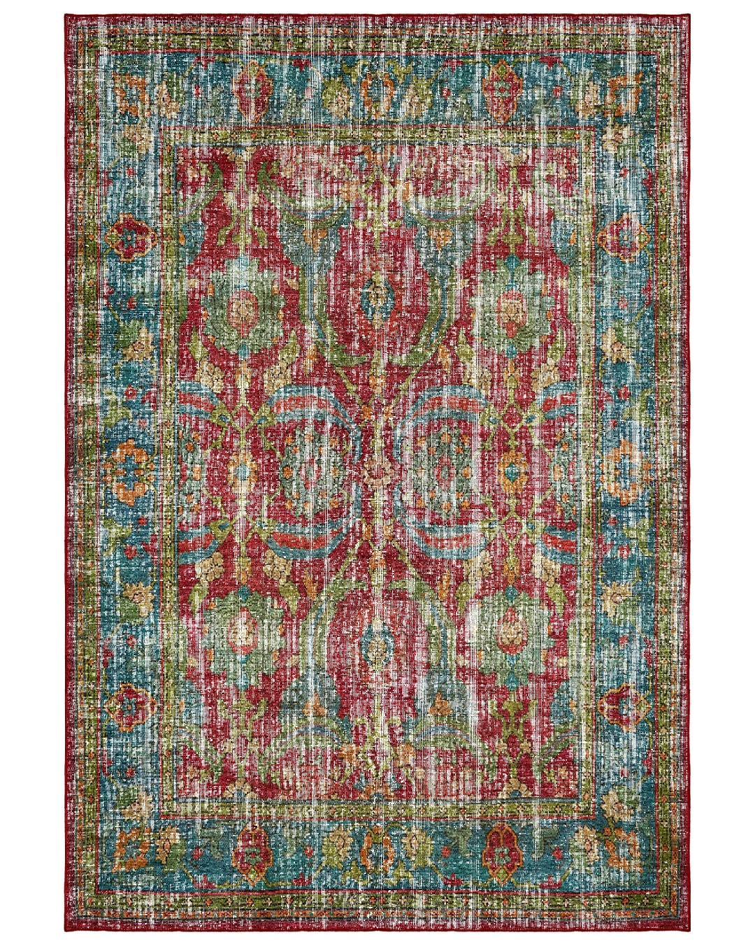 Montis Halı Delocis 26040 Bordo Dokuma Taban Vintage Halı