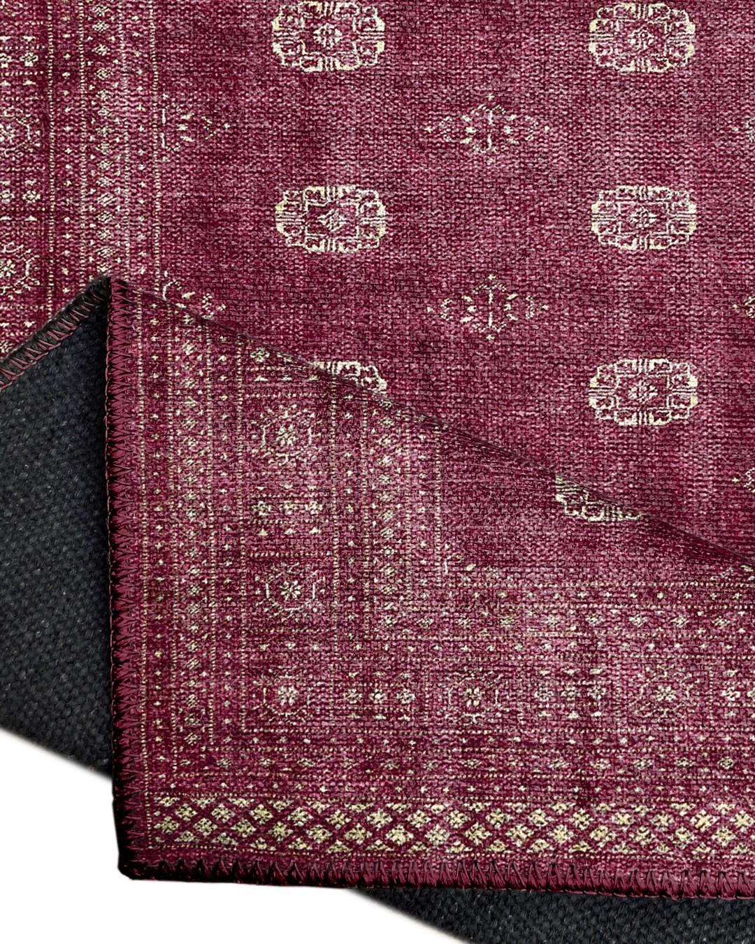 Montis Halı Loci 53013 Bordo Dokuma Taban Afgan Halı
