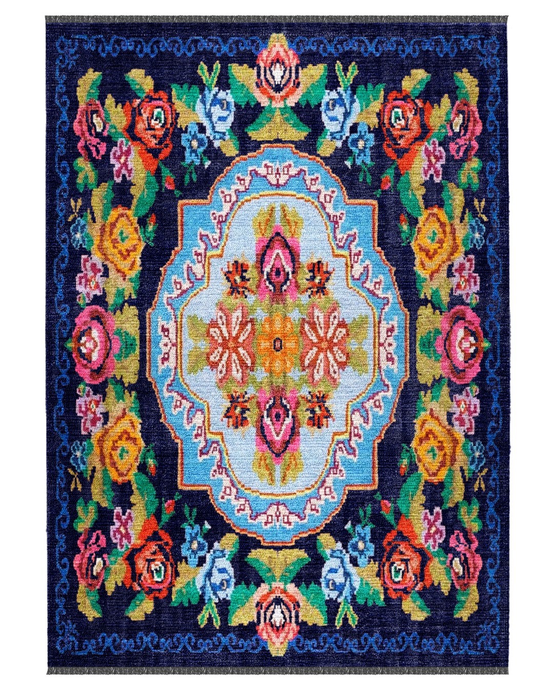 Diem 064 Dokuma Şönil Karabağ Halı - 160x230