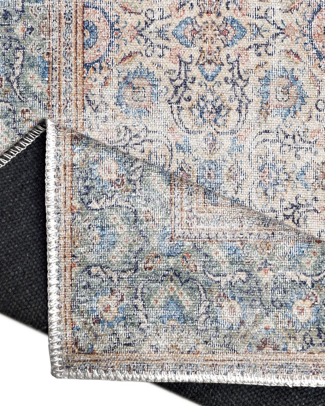 Montis Halı Salve 15029 Dokuma Taban Gri Vintage Halı