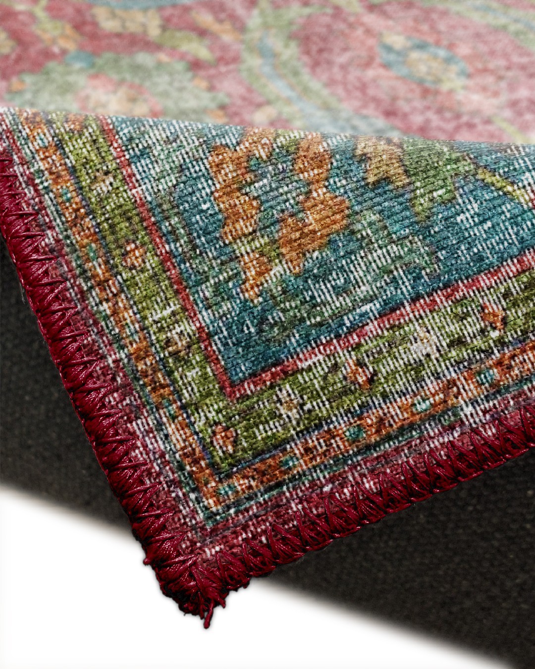 Montis Halı Delocis 26040 Bordo Dokuma Taban Vintage Halı
