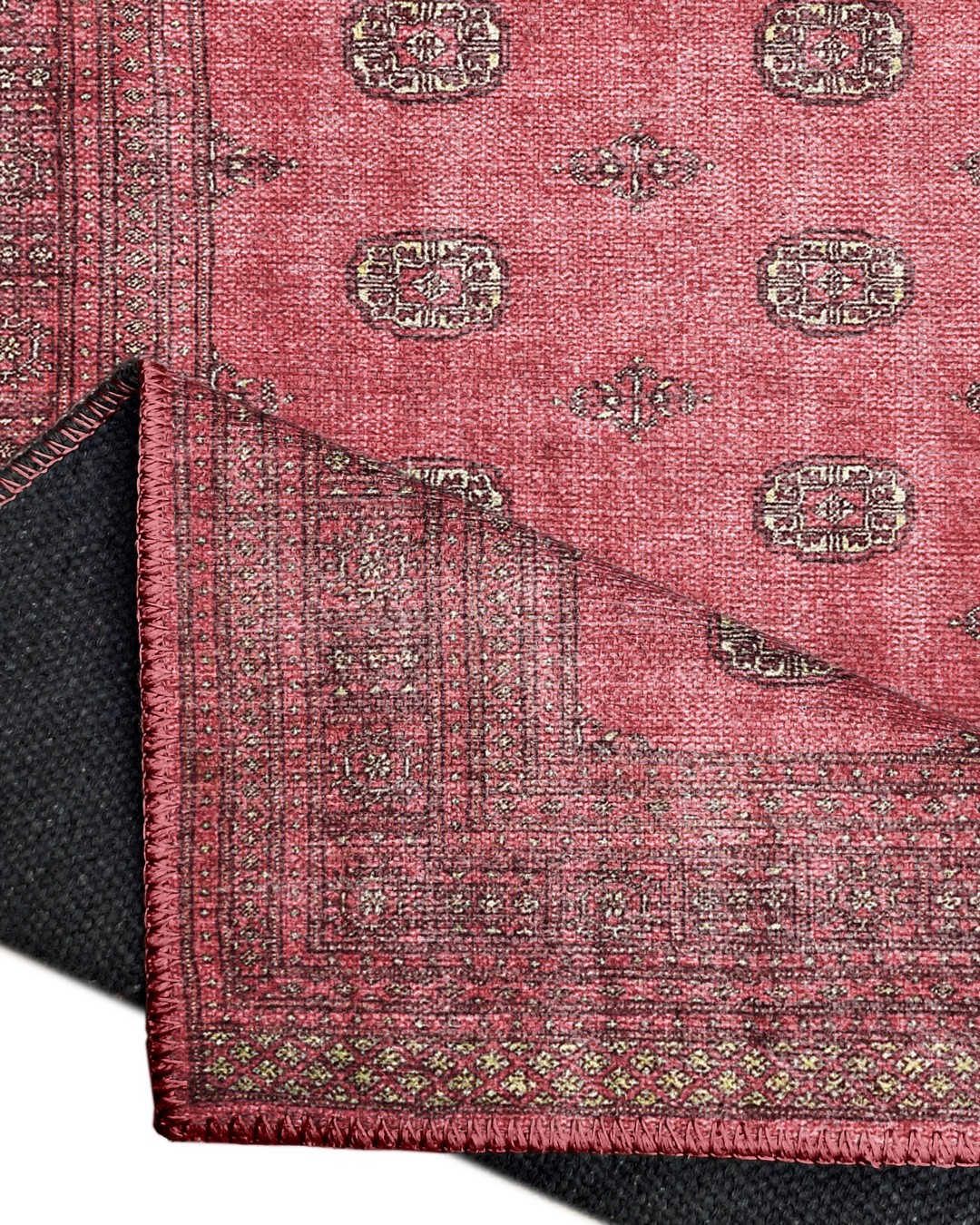 Montis Halı Loci 53011 Pembe Dokuma Taban Afgan Halı