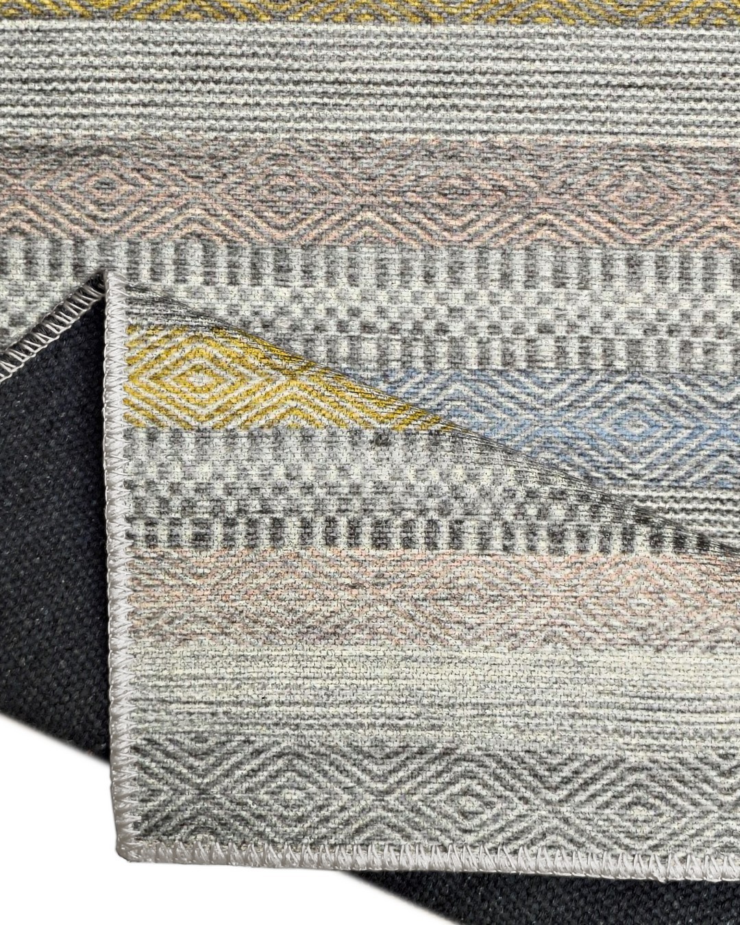 Montis Halı Risum 78009 Mavi Dokuma Taban Modern Halı