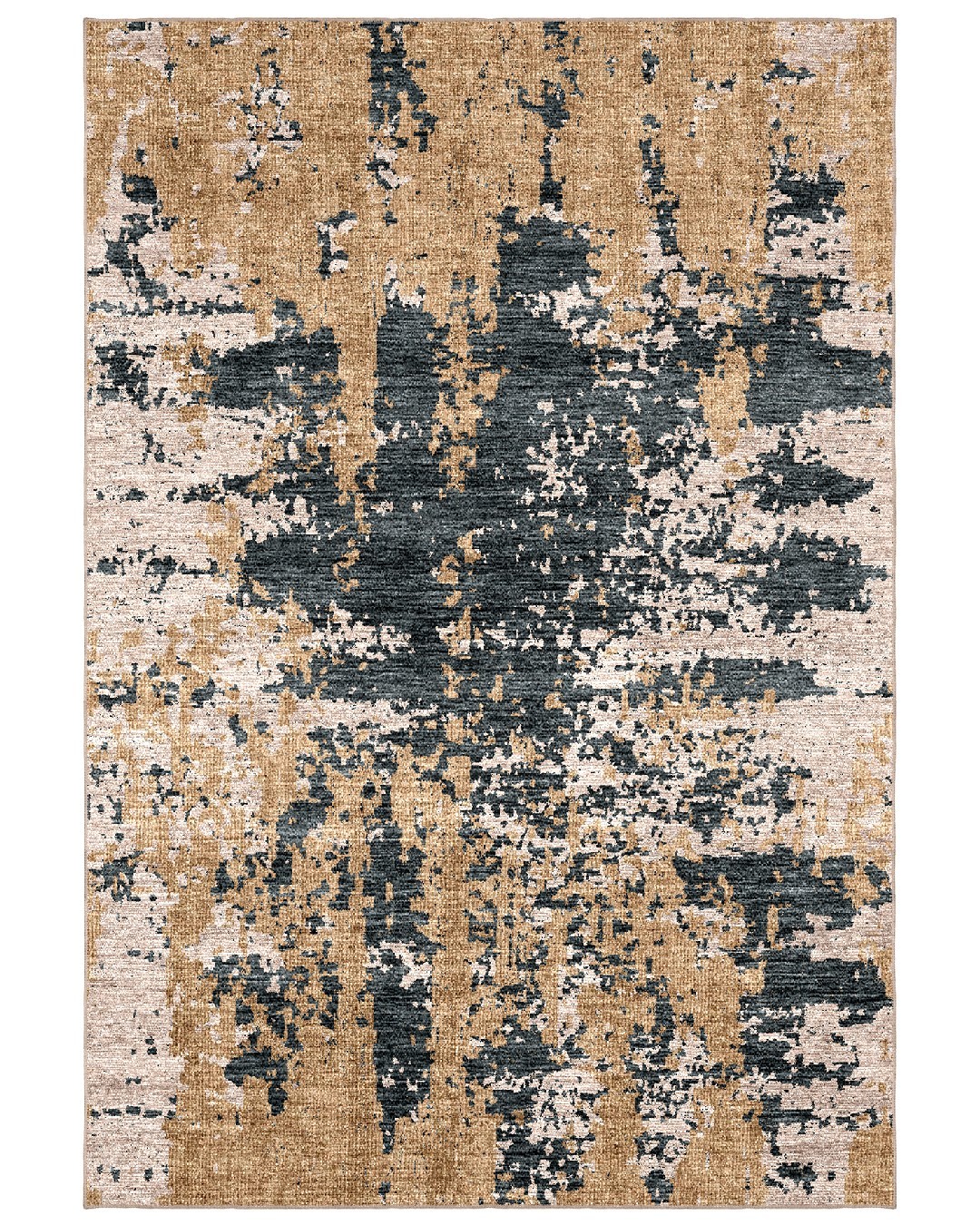 Montis Halı Mores 28040 Dokuma Taban Modern Krem Antrasit Halı
