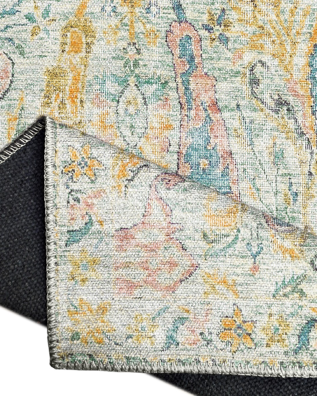 Montis Halı Salve 15037 Dokuma Taban Krem Vintage Halı
