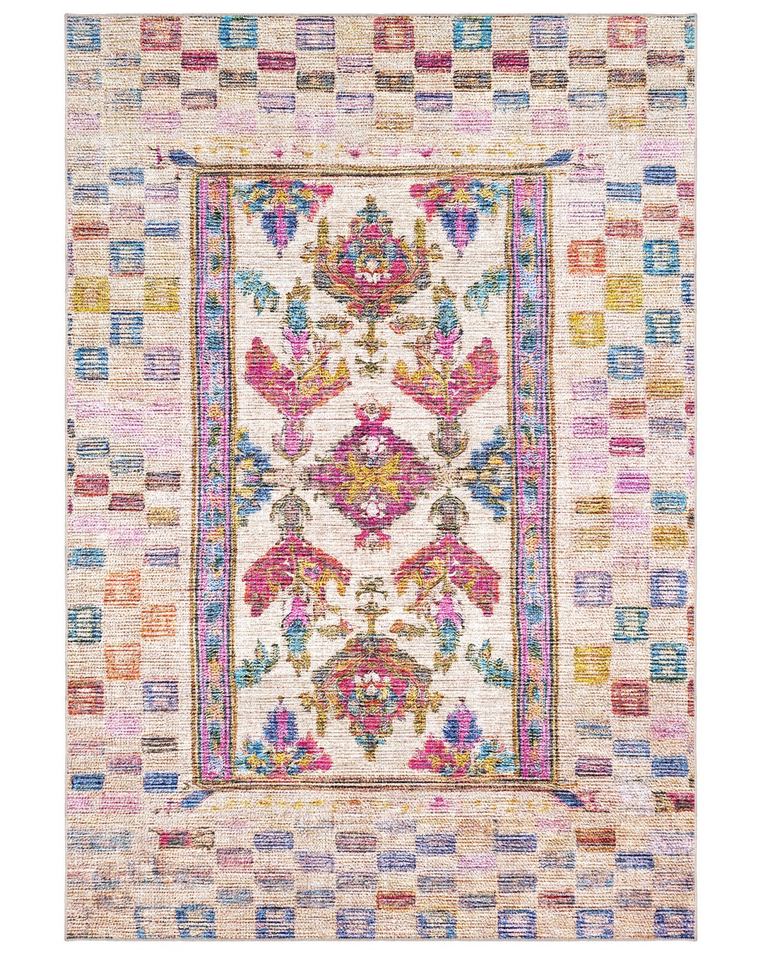 Montis Halı Litore 204003 Multi Etnik Kabartmalı Halı