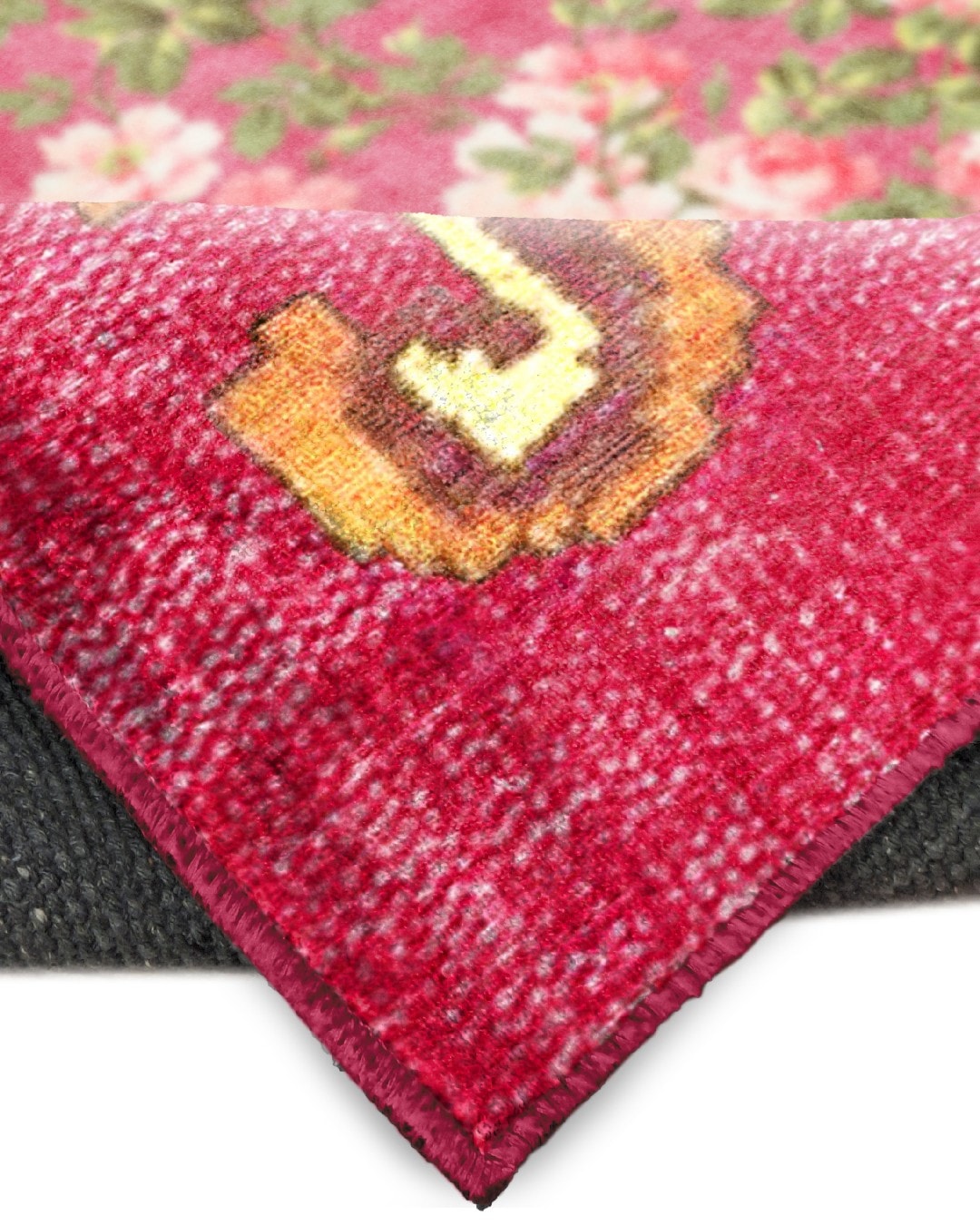 Montis Halı Babilin Antikleri Babylon 704003 Pembe Parlak Yumuşak Dokuma Taban Çiçekli Halı - NKE2400