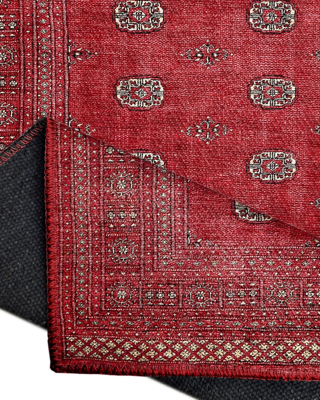 Montis Halı Loci 53008 Kırmızı Dokuma Taban Afgan Halı