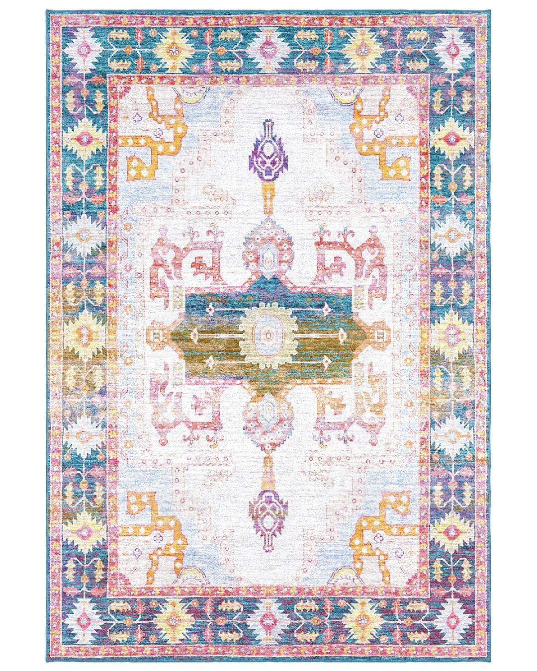 Montis Halı Delocis 26044 Krem Multi Dokuma Taban Vintage Halı