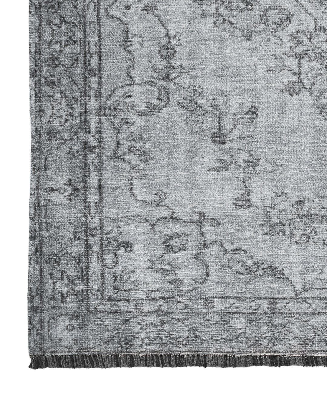 Montis Halı Ventus 47011 Gri Şönil Dokuma Renkli Eskitme Makine Halısı