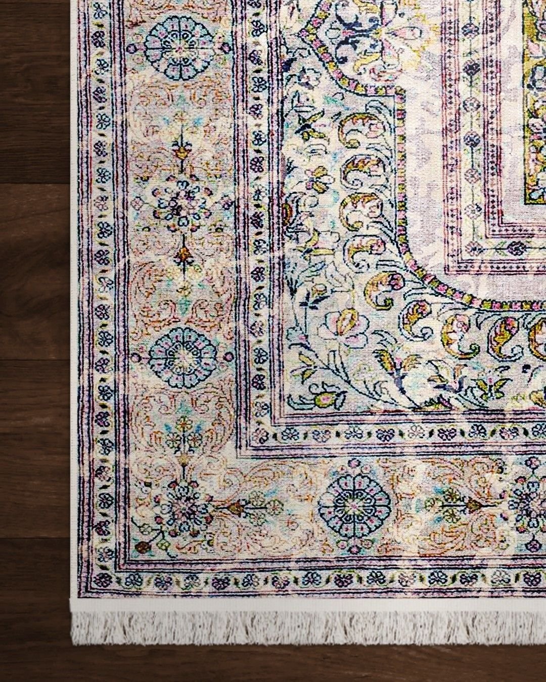 Montis Halı Gratia 166025 Krem Parlak Yumuşak Dokuma Taban Otantik Halı