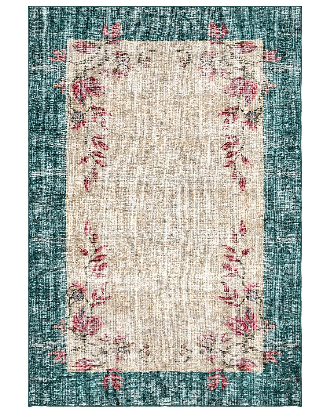 Montis Halı Salve 15047 Dokuma Taban Lacivert Vintage Halı