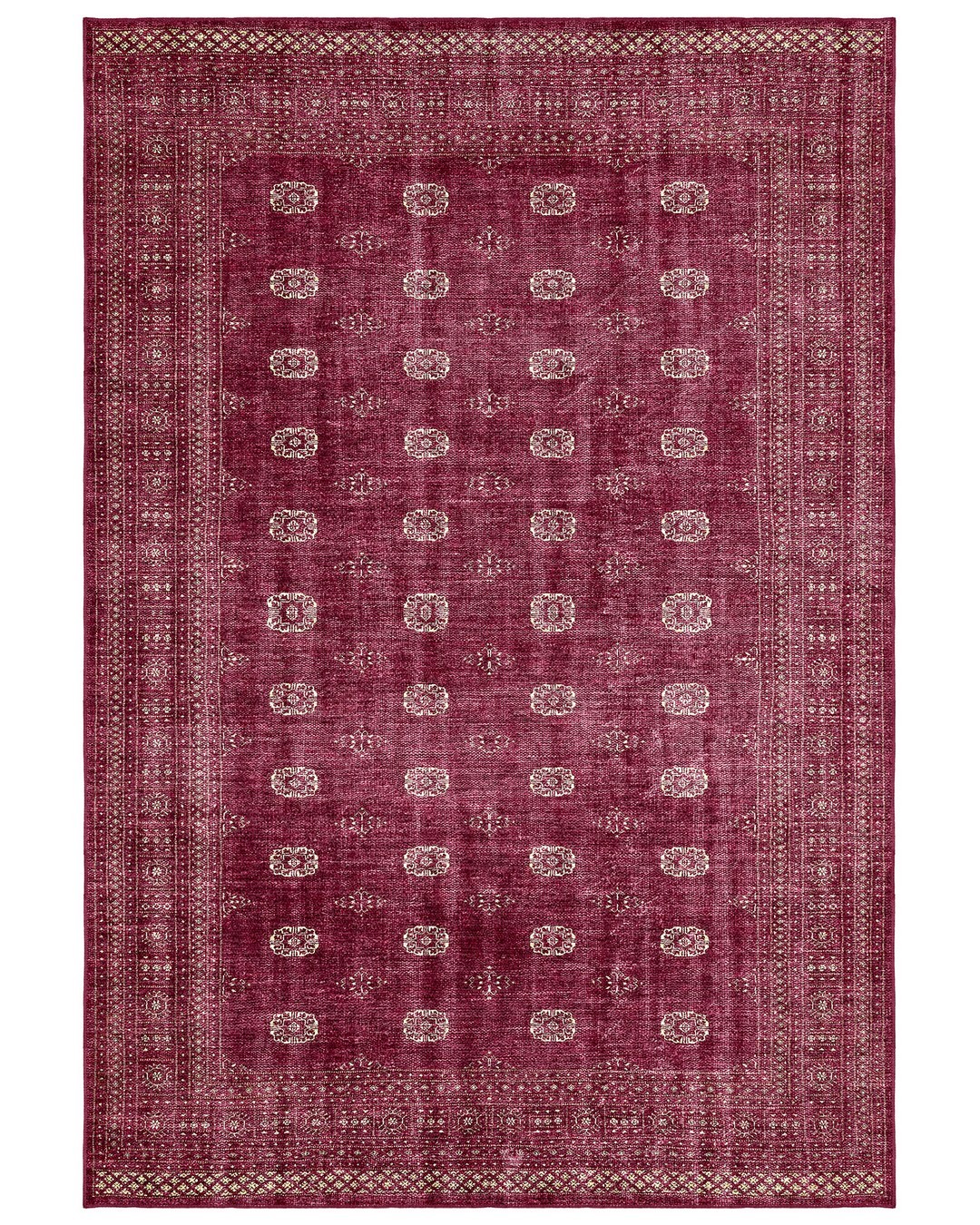 Montis Halı Loci 53013 Bordo Dokuma Taban Afgan Halı