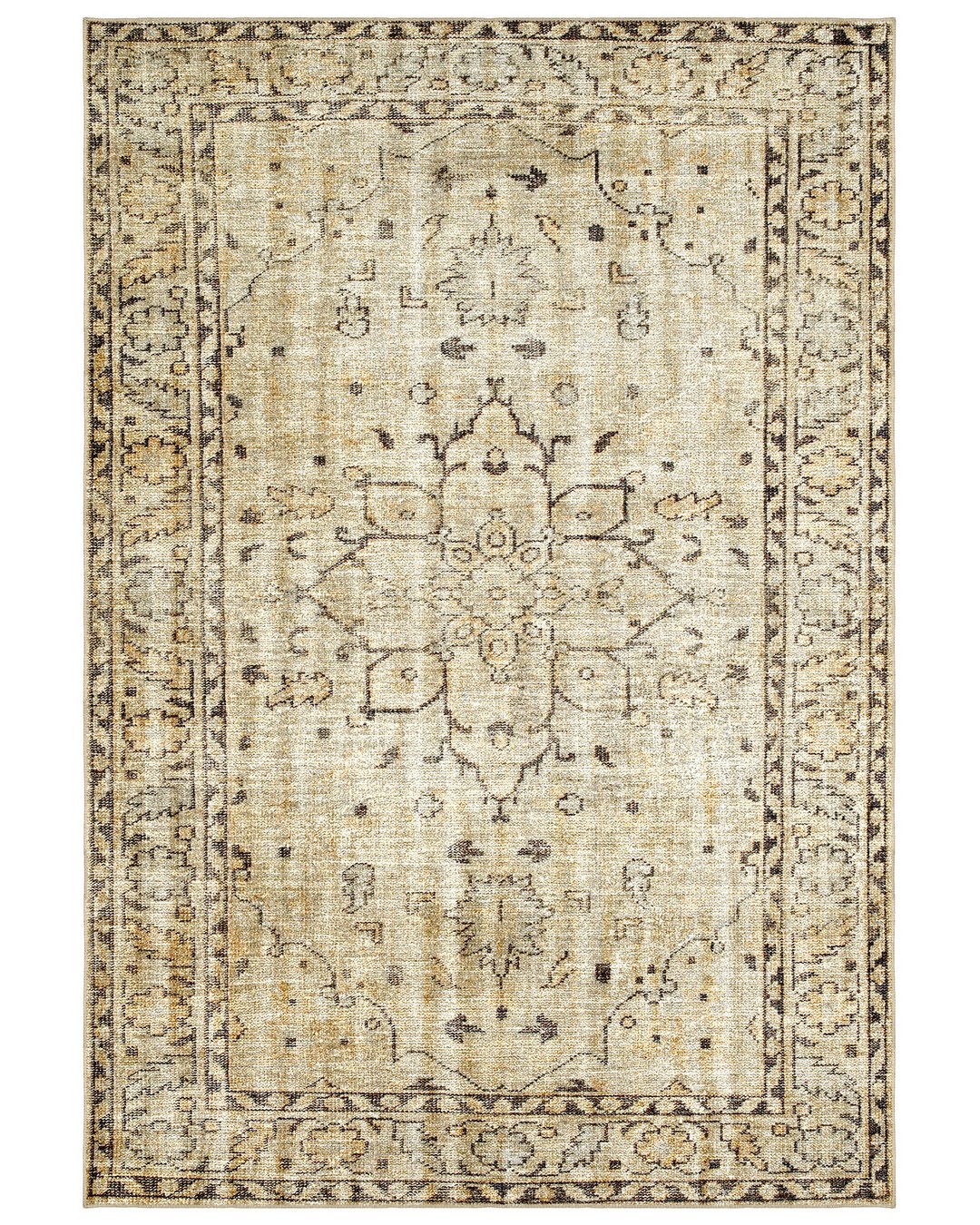 Montis Halı Ventus 47038 Krem Dokuma Taban Eskitme Halı