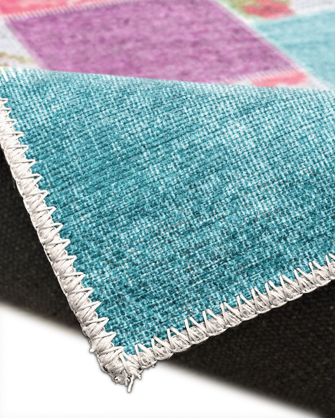 Montis Halı Mensis 27030 Gri Dokuma Taban Patchwork Halı