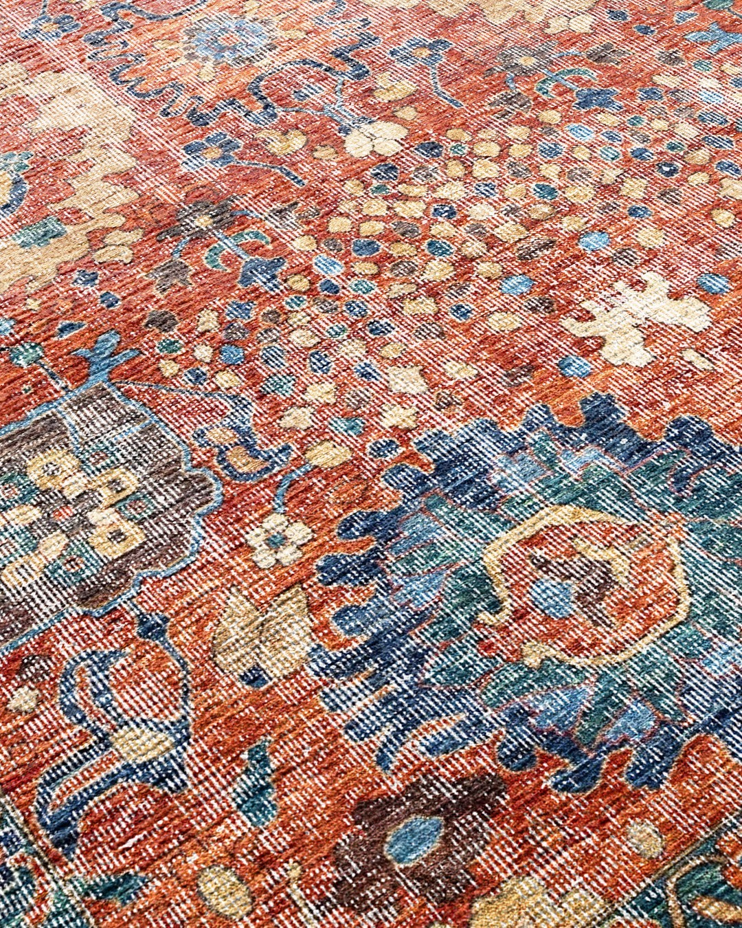 Montis Halı Delocis 26038 Turuncu Dokuma Taban Vintage Halı