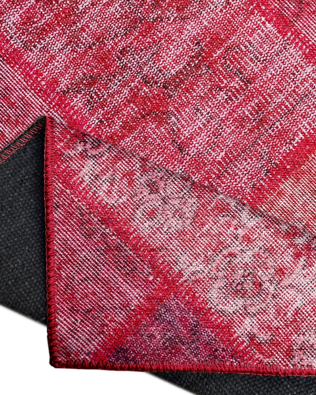Montis Halı Mensis 27011 Fuşya Dokuma Taban Patchwork Halı