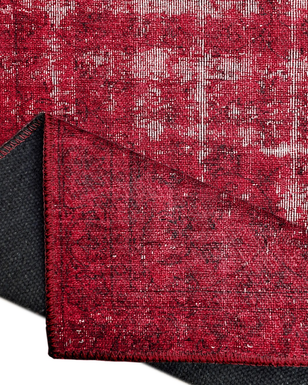 Montis Halı Ventus 47064 Kırmızı Dokuma Taban Eskitme Halı