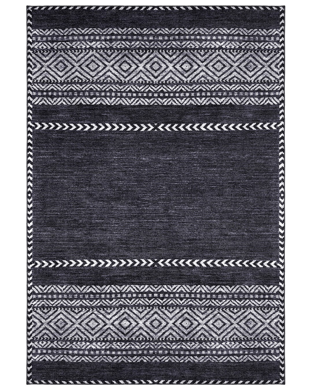 Montis Halı Risum 78005 Antrasit Dokuma Taban Modern Halı