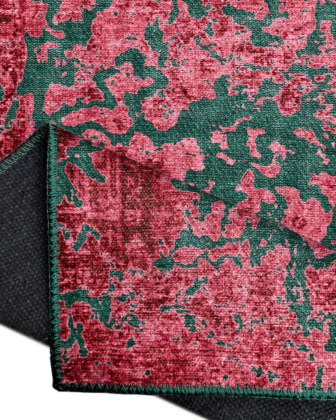 Montis Halı Ventus 47072 Pembe Yeşil Dokuma Taban Eskitme Halı