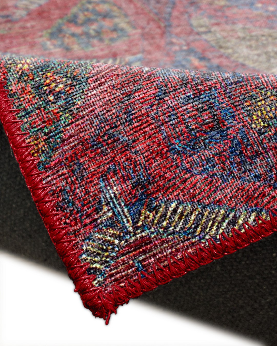 Montis Halı Delocis 26027 Kırmızı Dokuma Taban Vintage Halı