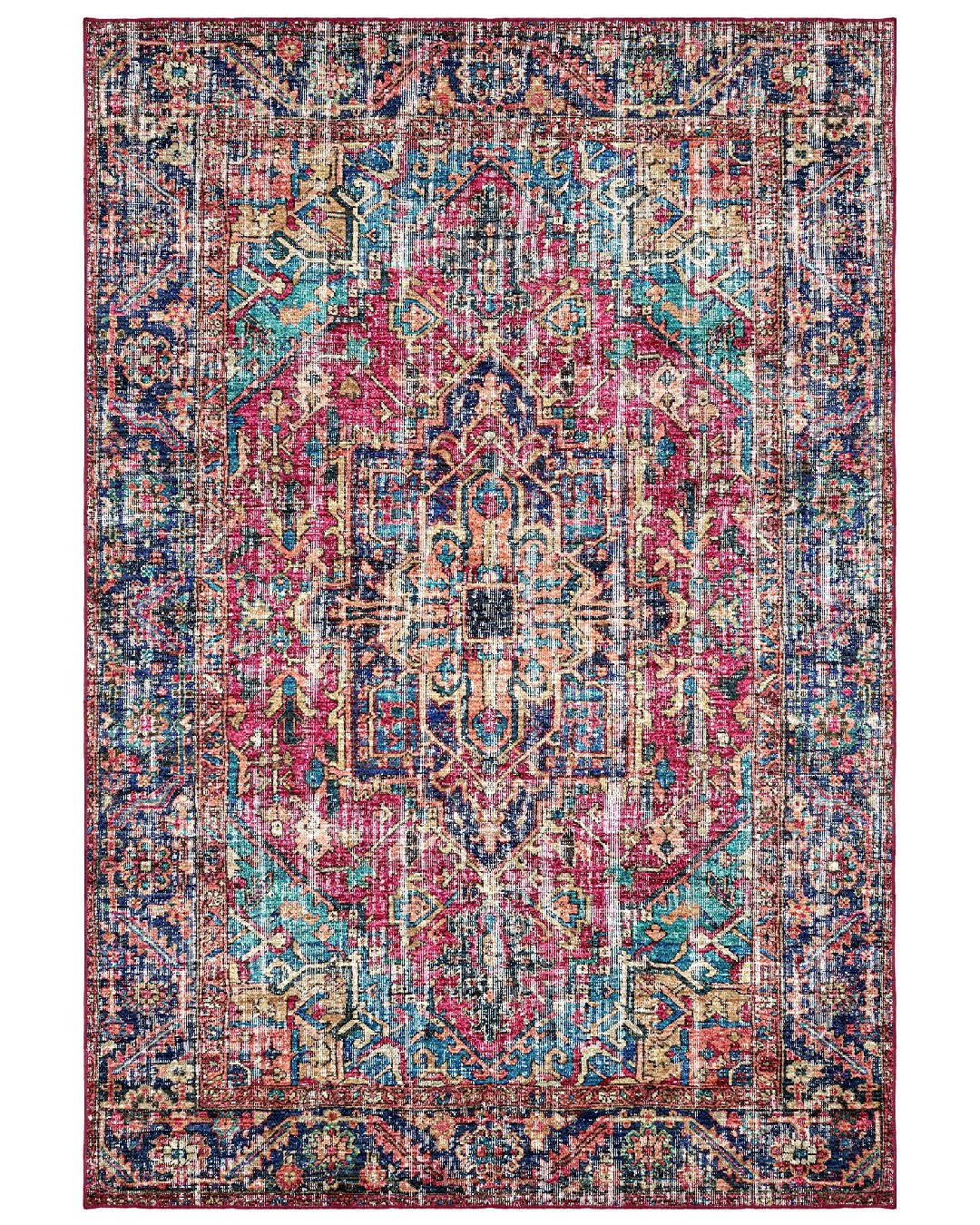 Montis Halı Salve 15045 Dokuma Taban Kırmızı Vintage Halı