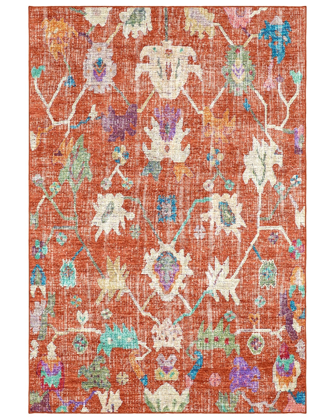 Montis Halı Amantes 88010 Turuncu Dokuma Taban Modern Uşak Halı
