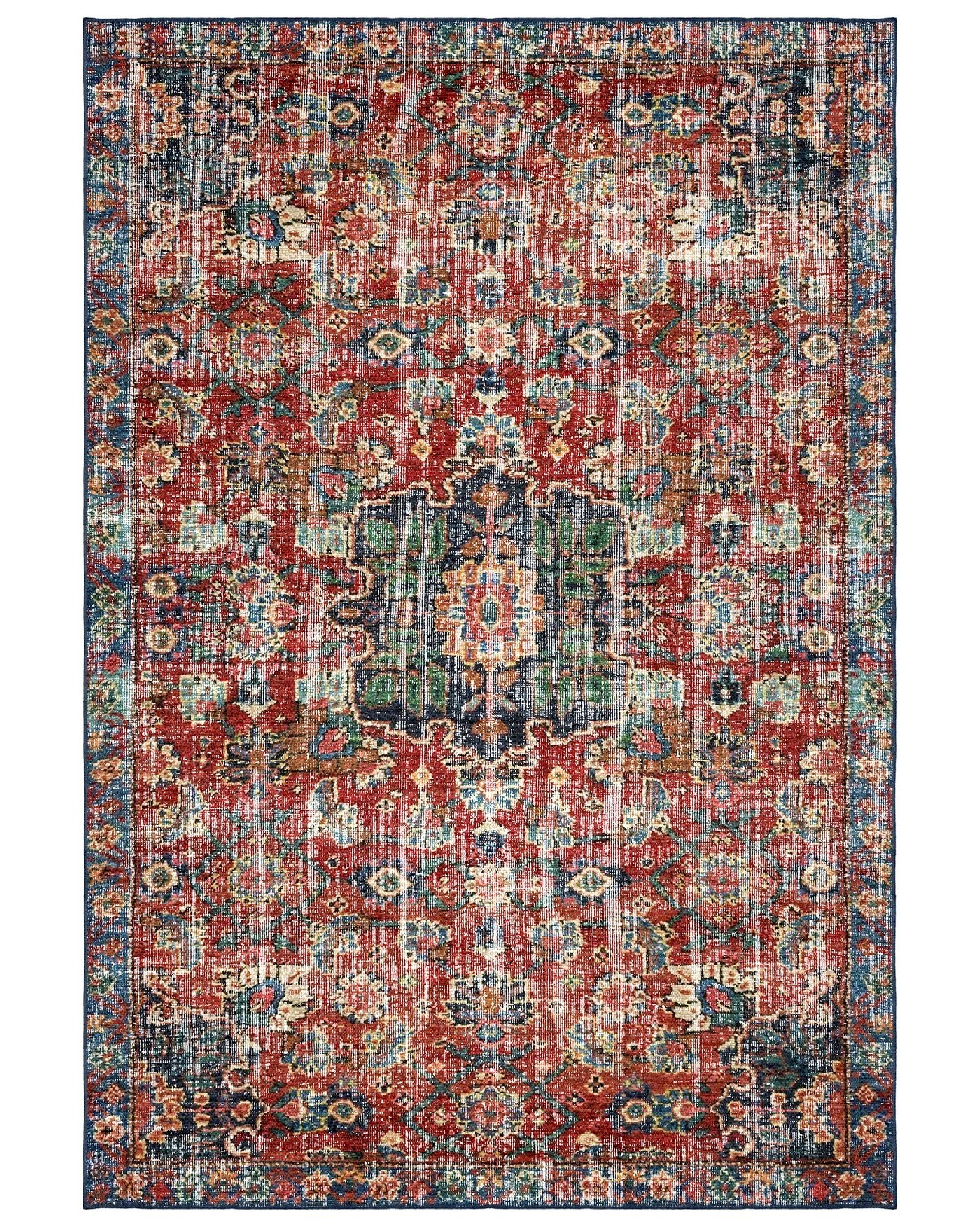 Montis Halı Salve 15033 Dokuma Taban Turuncu Vintage Halı