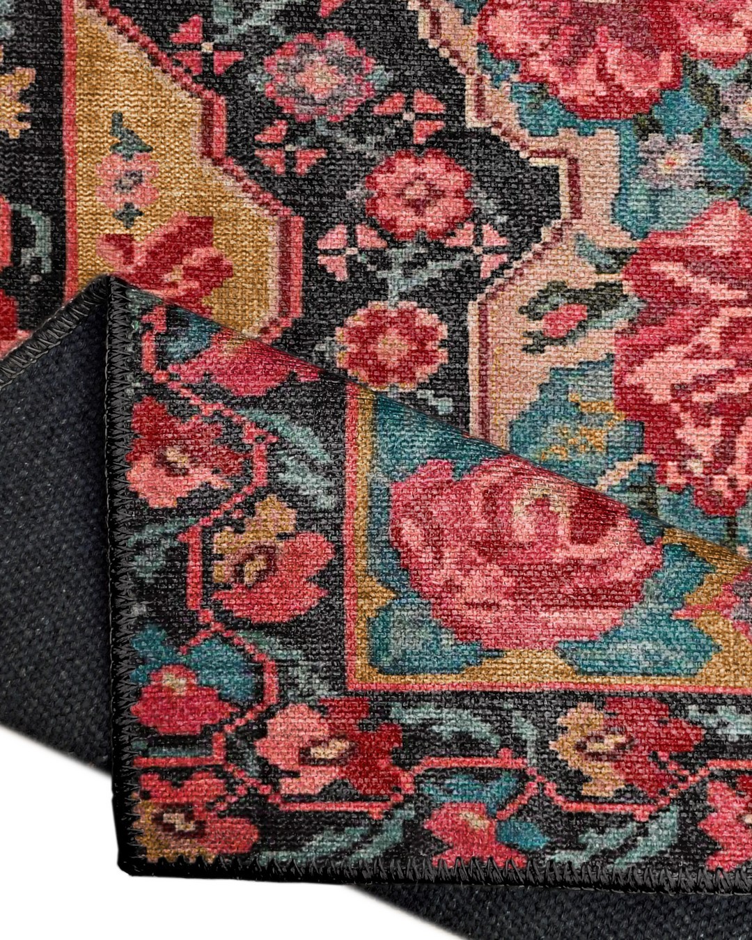 Montis Halı Diem 63028 Kahverengi Renkli Dokuma Taban Karabağ Halı