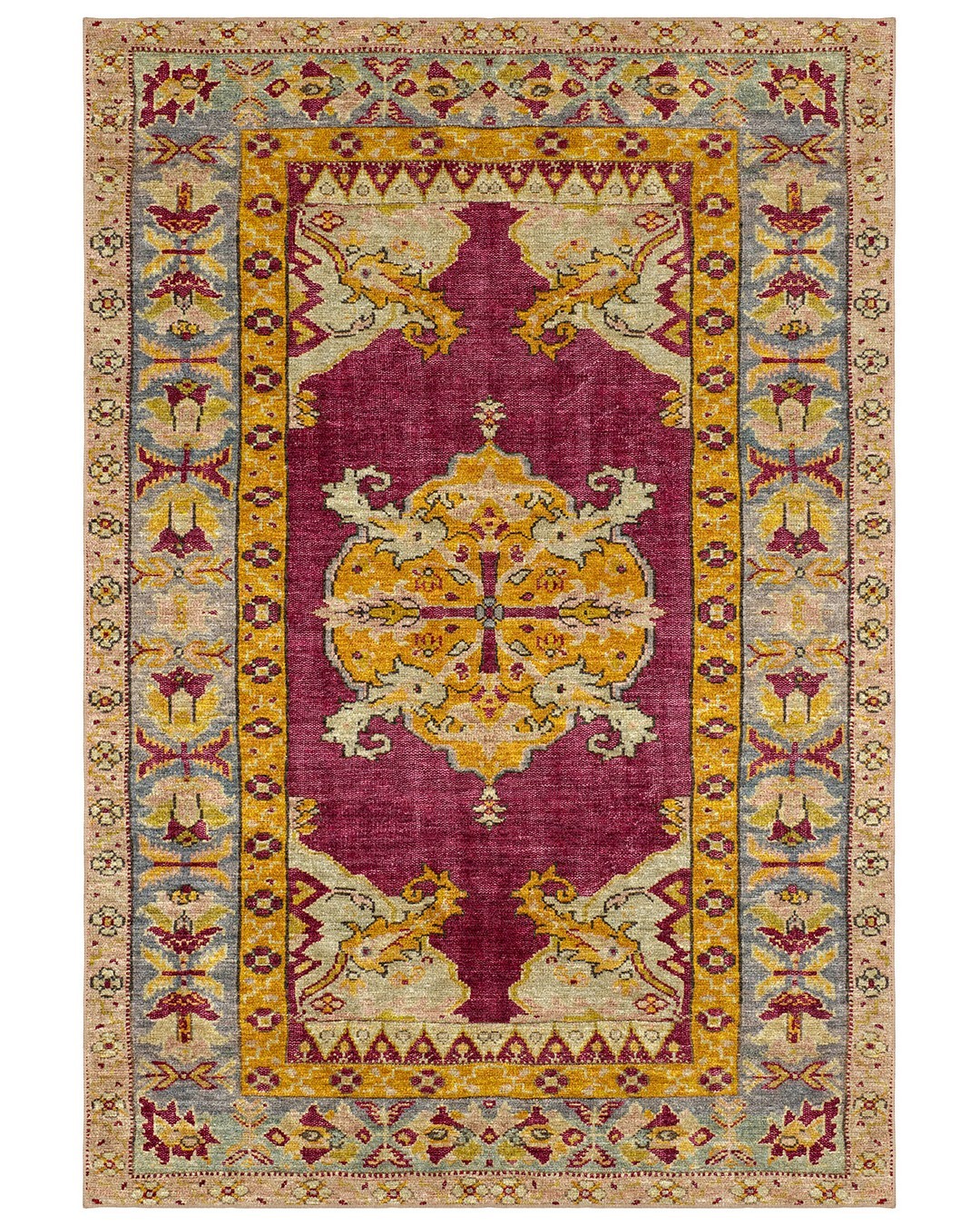 Montis Halı Patriam 38028 Bordo Dokuma Taban Etnik Halı