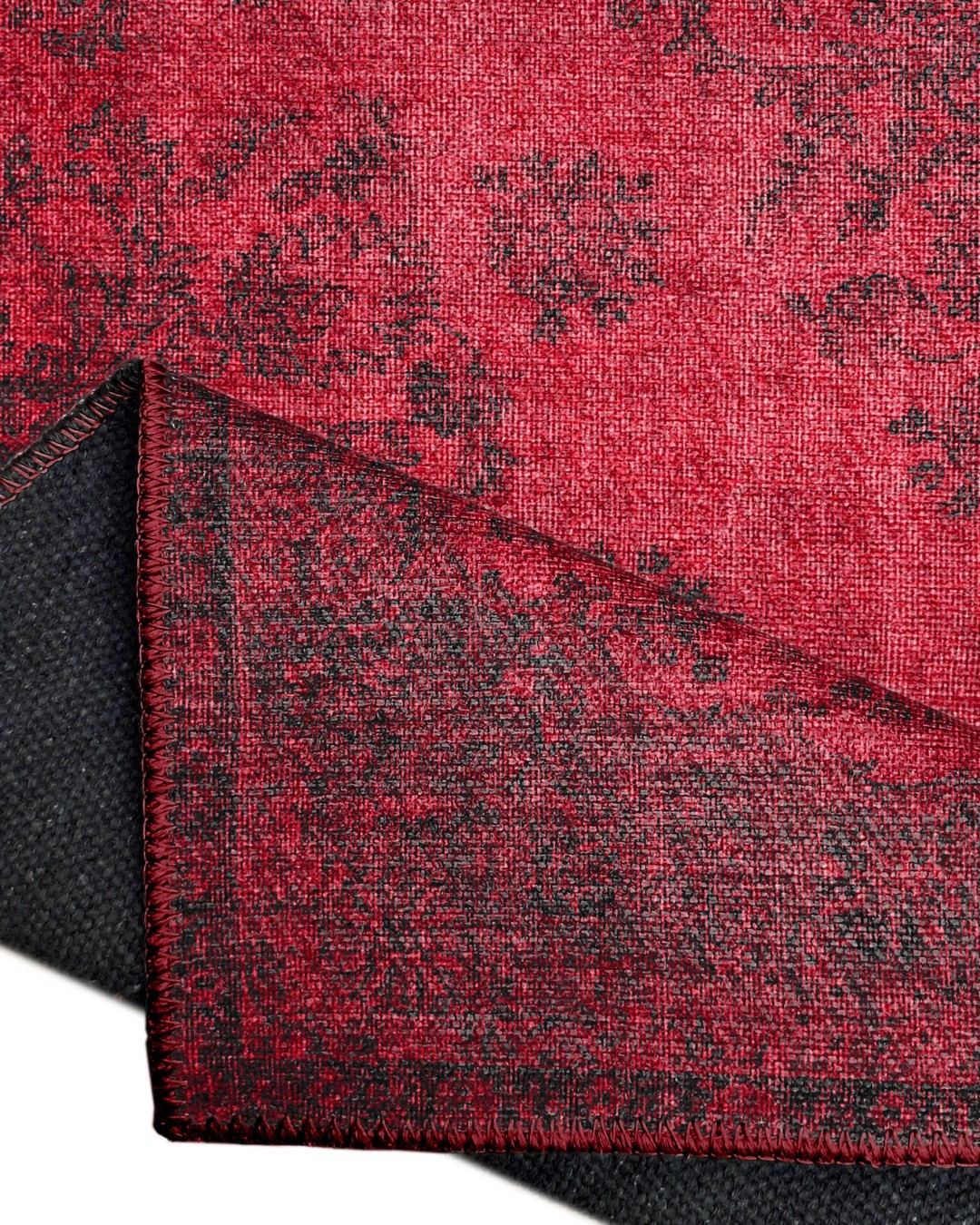 Montis Halı Ventus 47007 Kırmızı Dokuma Taban Eskitme Halı