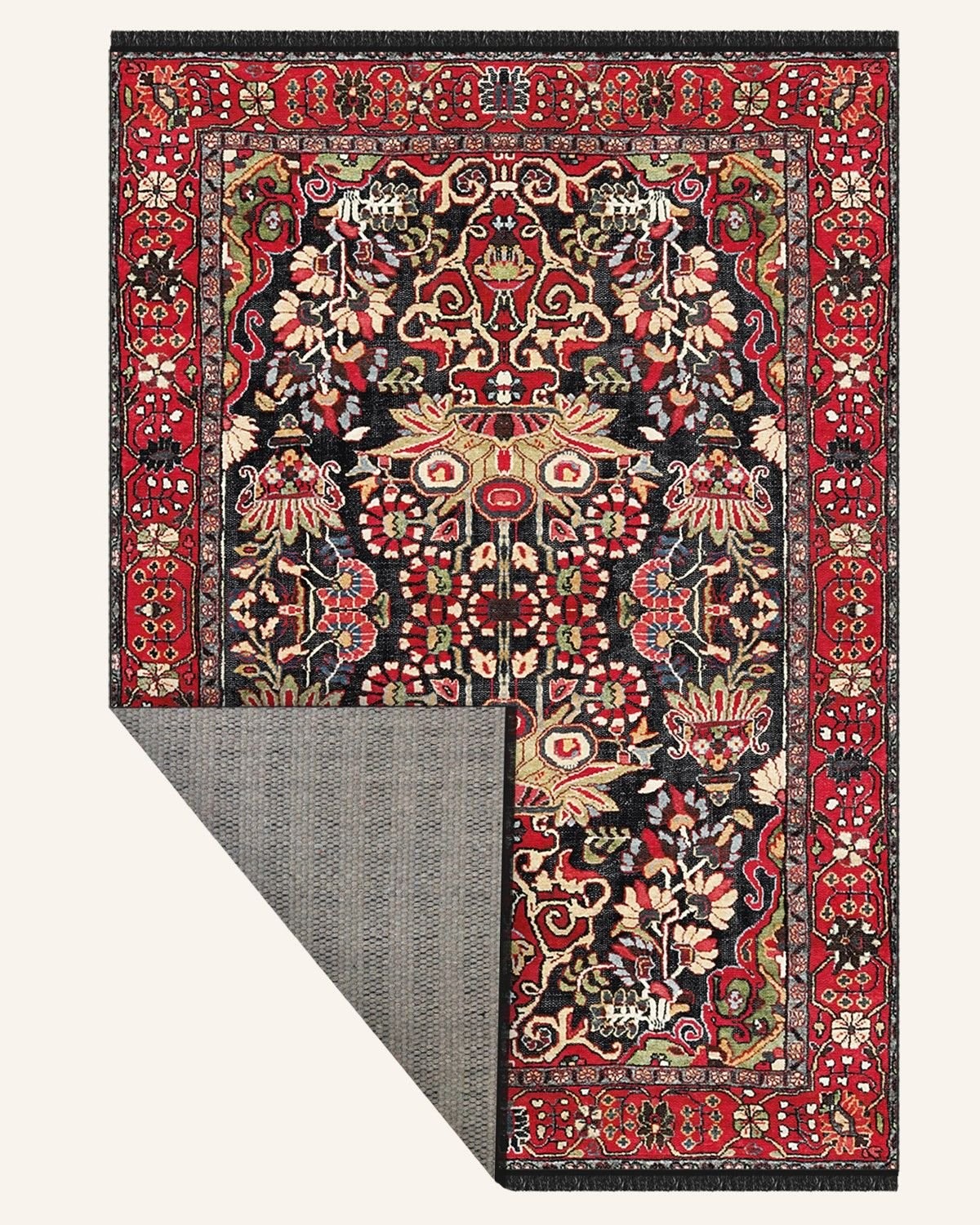 Montis Halı Aurum 454068 Renkli Parlak Yumuşak Dokuma Taban Otantik Halı