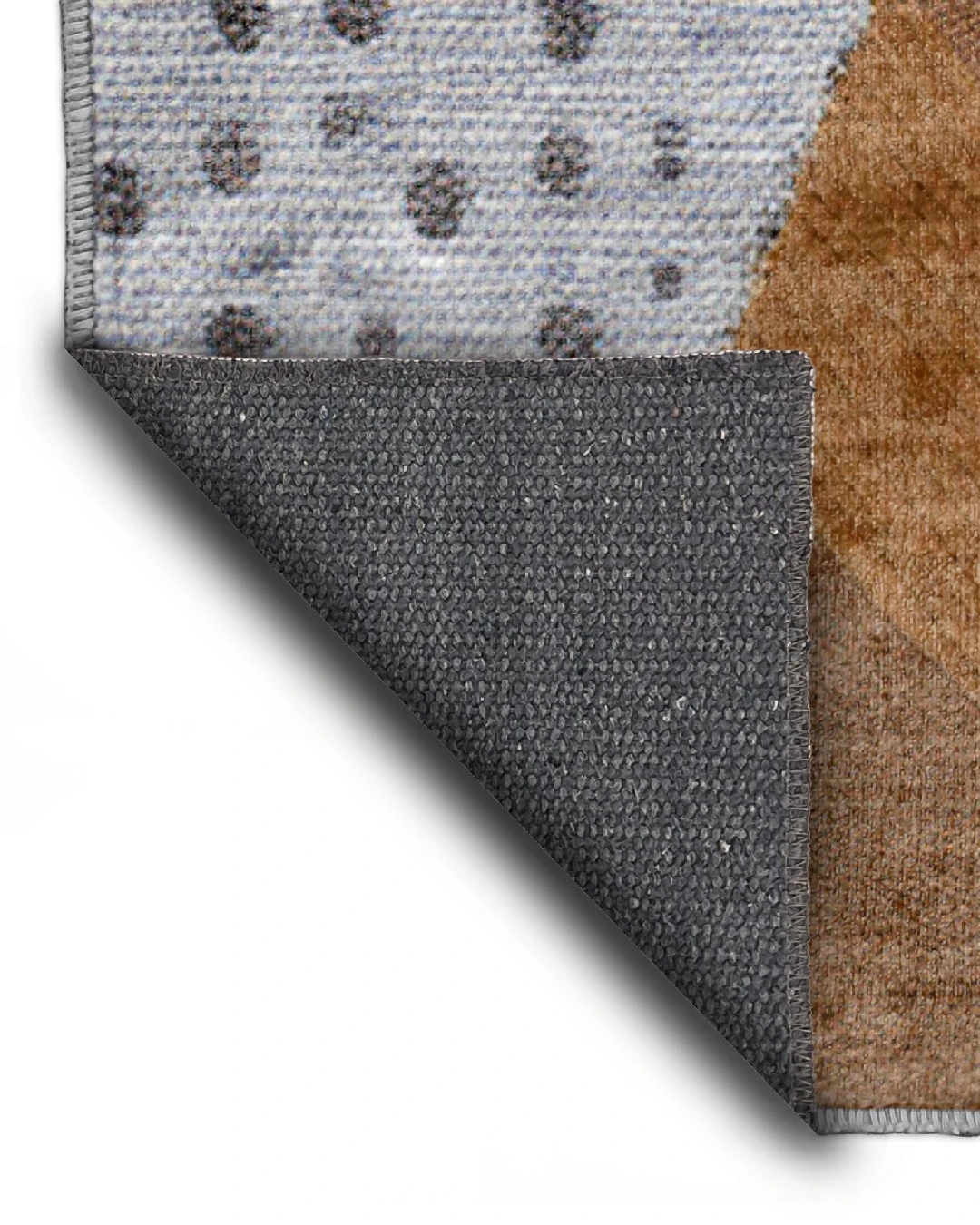 Montis Halı Pueri 101006 Gri Kahverengi Parlak Yumuşak Dokuma Taban Ayıcıklı Çocuk Odası Halısı - NKE4076