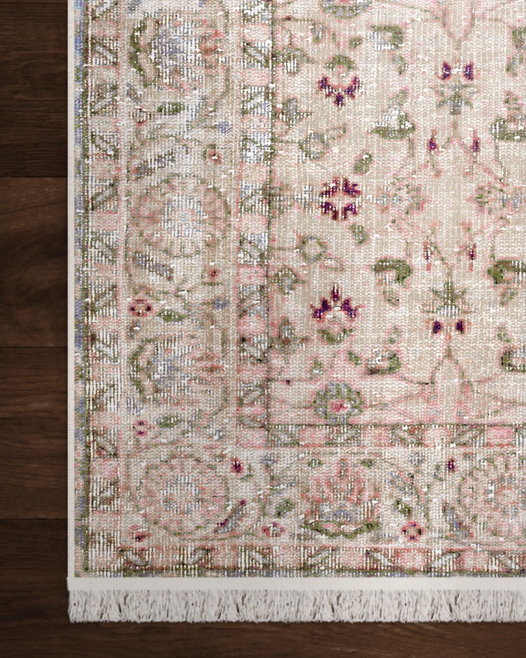 Vetus 016 Yumuşak Bambu Doku Beyaz Halı - 200x300
