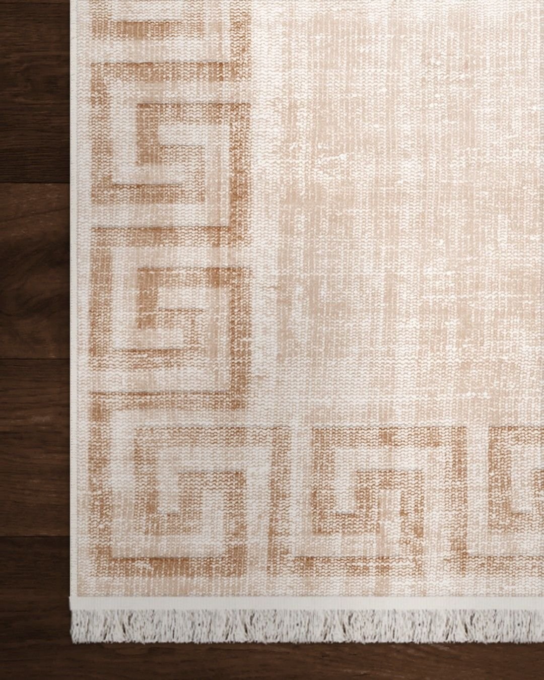 Montis Halı Filum 960018 Krem Kiremit Parlak Yumuşak Dokuma Taban Renkli Modern Halı