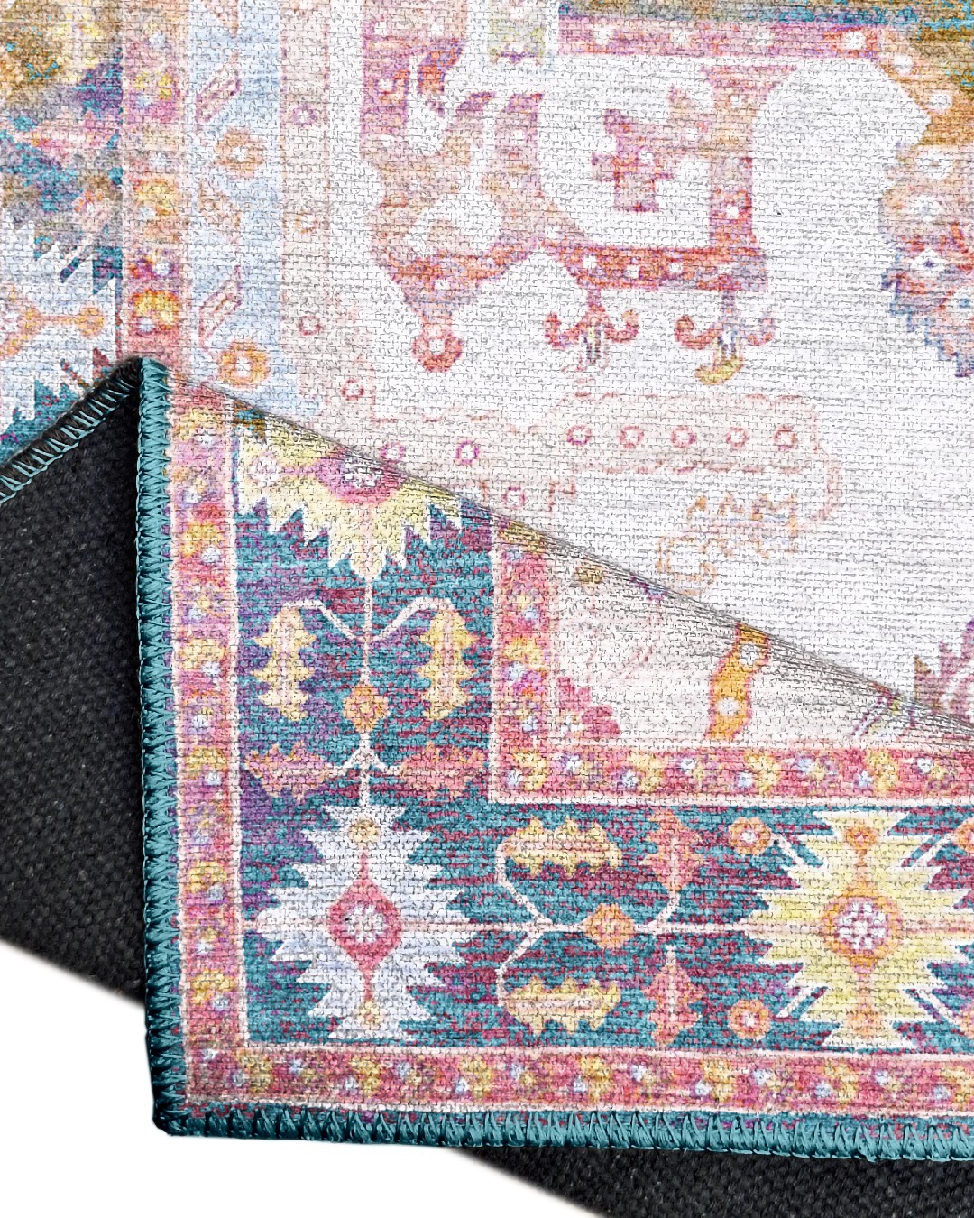 Montis Halı Delocis 26044 Krem Multi Dokuma Taban Vintage Halı