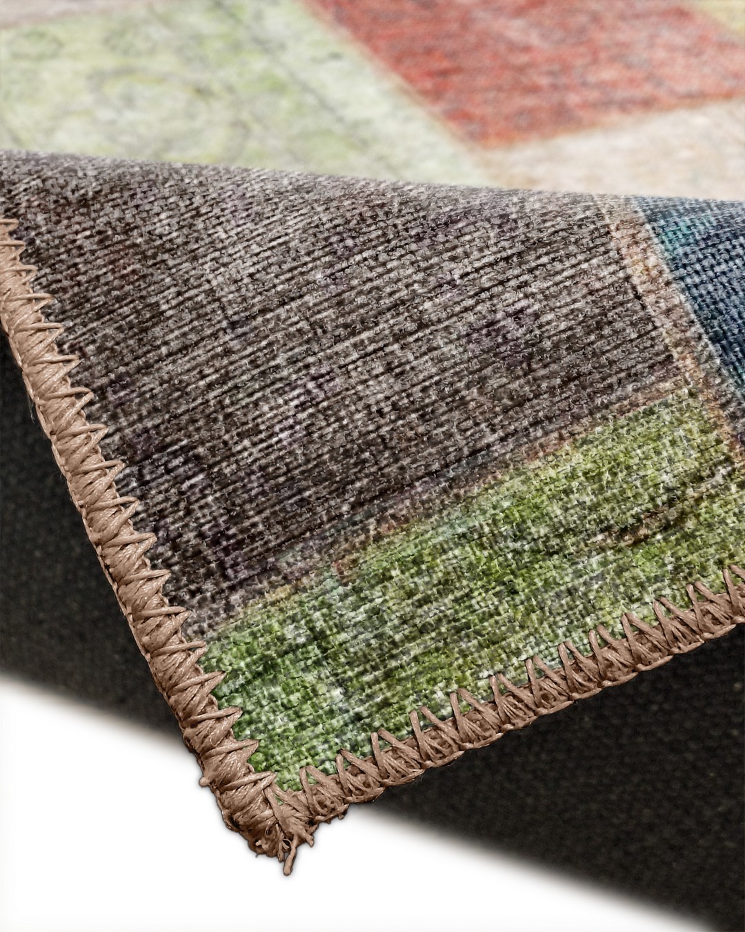 Montis Halı Mensis 27002 Dokuma Taban Patchwork Halı