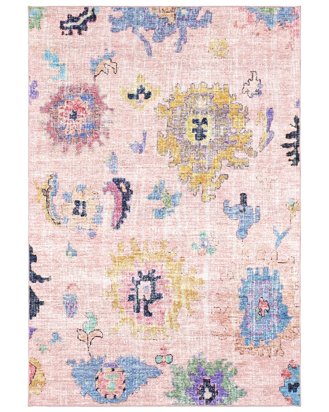 Montis Halı Amantes 88006 Pembe Dokuma Taban Modern Uşak Halı