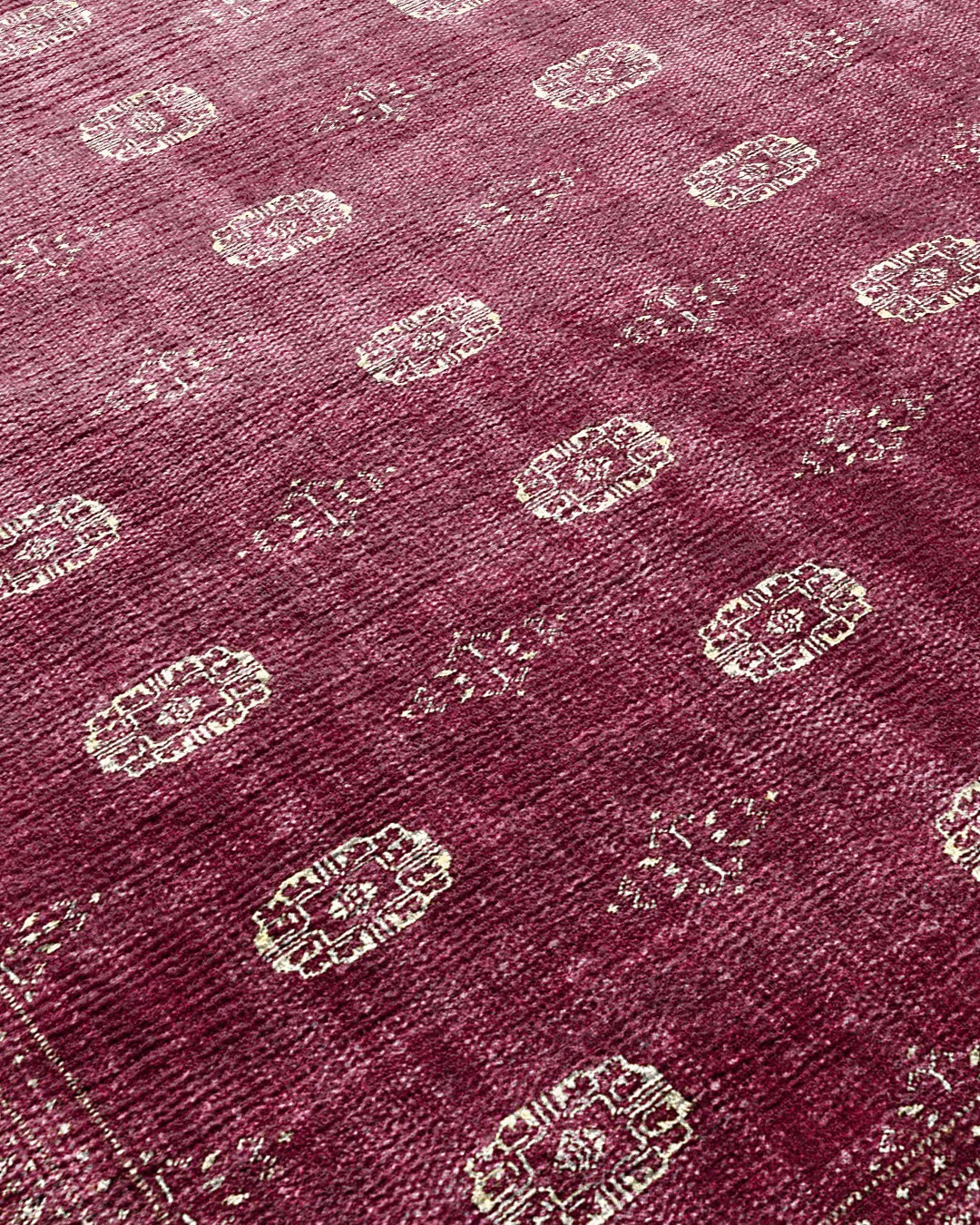 Montis Halı Loci 53013 Bordo Dokuma Taban Afgan Halı