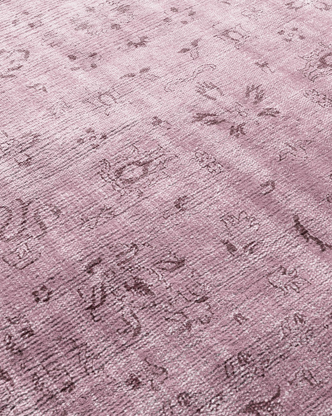 Montis Halı Ventus 47059 Pembe Dokuma Taban Eskitme Halı