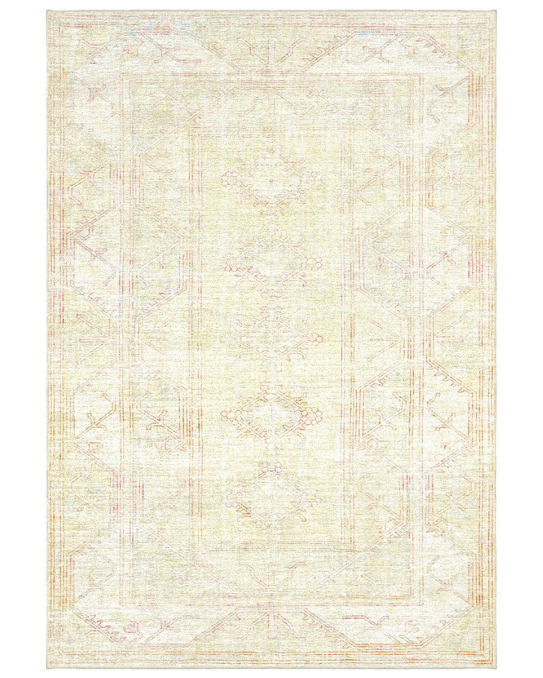 Montis Halı Delocis 26047 Krem Dokuma Taban Vintage Halı