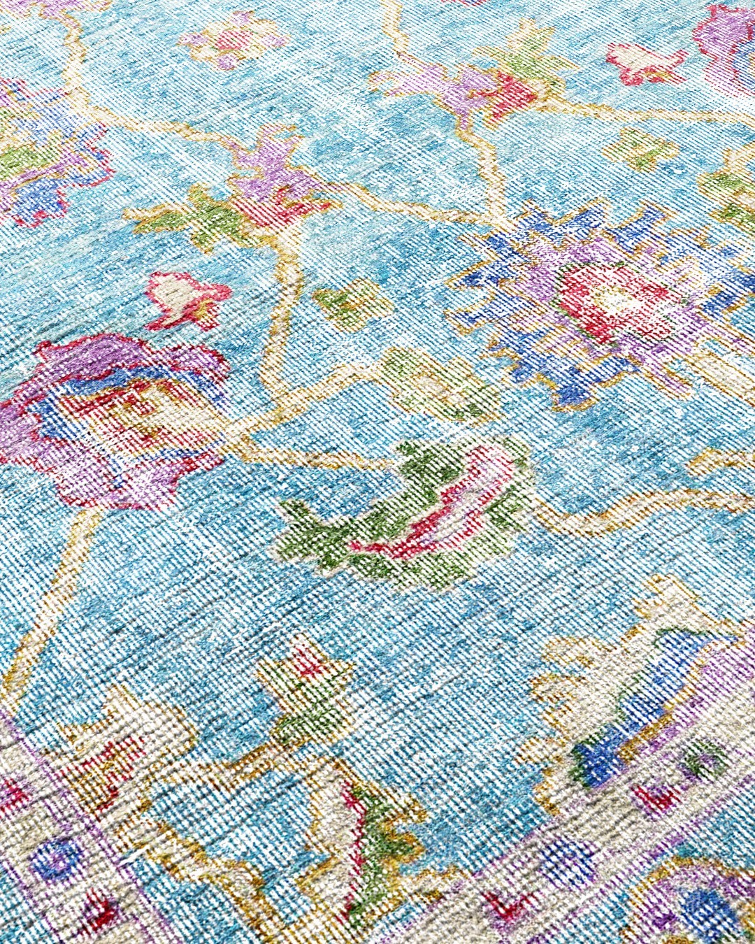 Montis Halı Delocis 26048 Mavi Dokuma Taban Vintage Halı