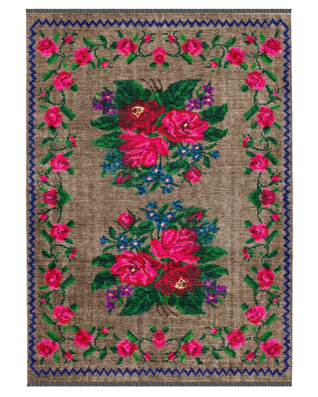 Diem 003 Dokuma Şönil Karabağ Halı - 160x230