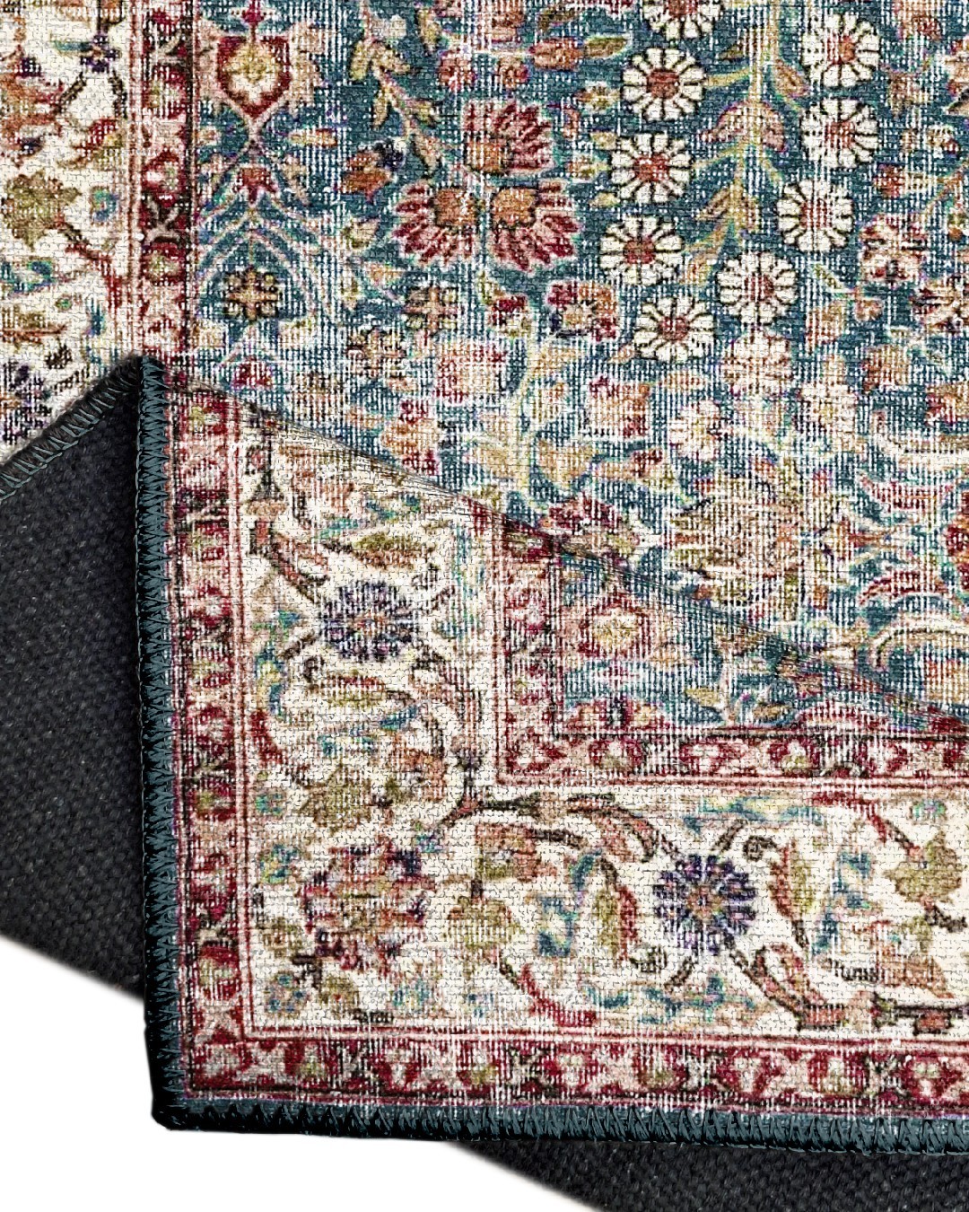 Montis Halı Delocis 26034 Lacivert Dokuma Taban Vintage Halı