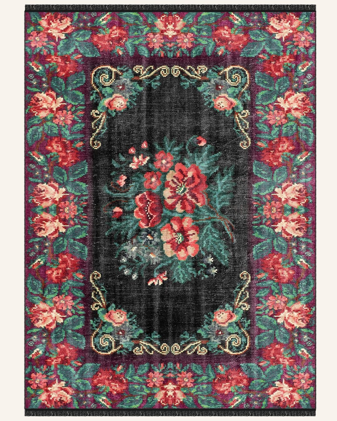 5711i 160x230 - Yumuşak Dekoratif Halı