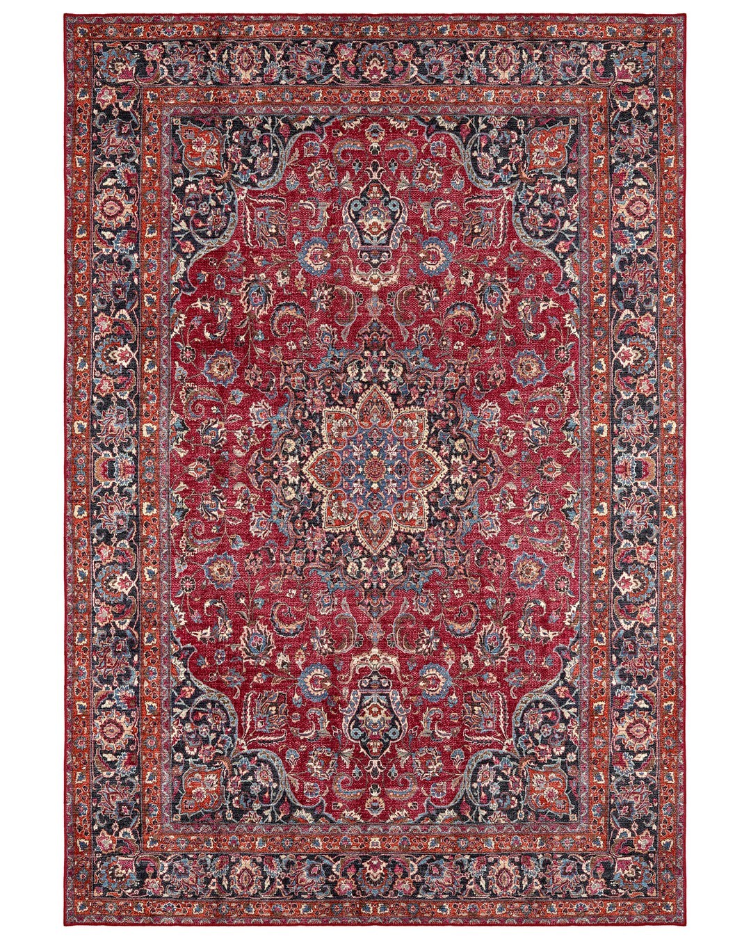 Montis Halı Hedera 19062 Bordo Dokuma Taban Eskitme Halı