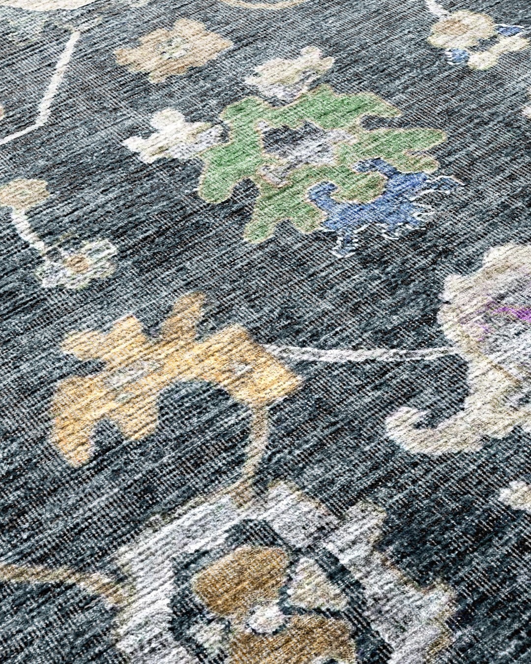 Montis Halı Amantes 88011 Antrasit Dokuma Taban Modern Uşak Halı