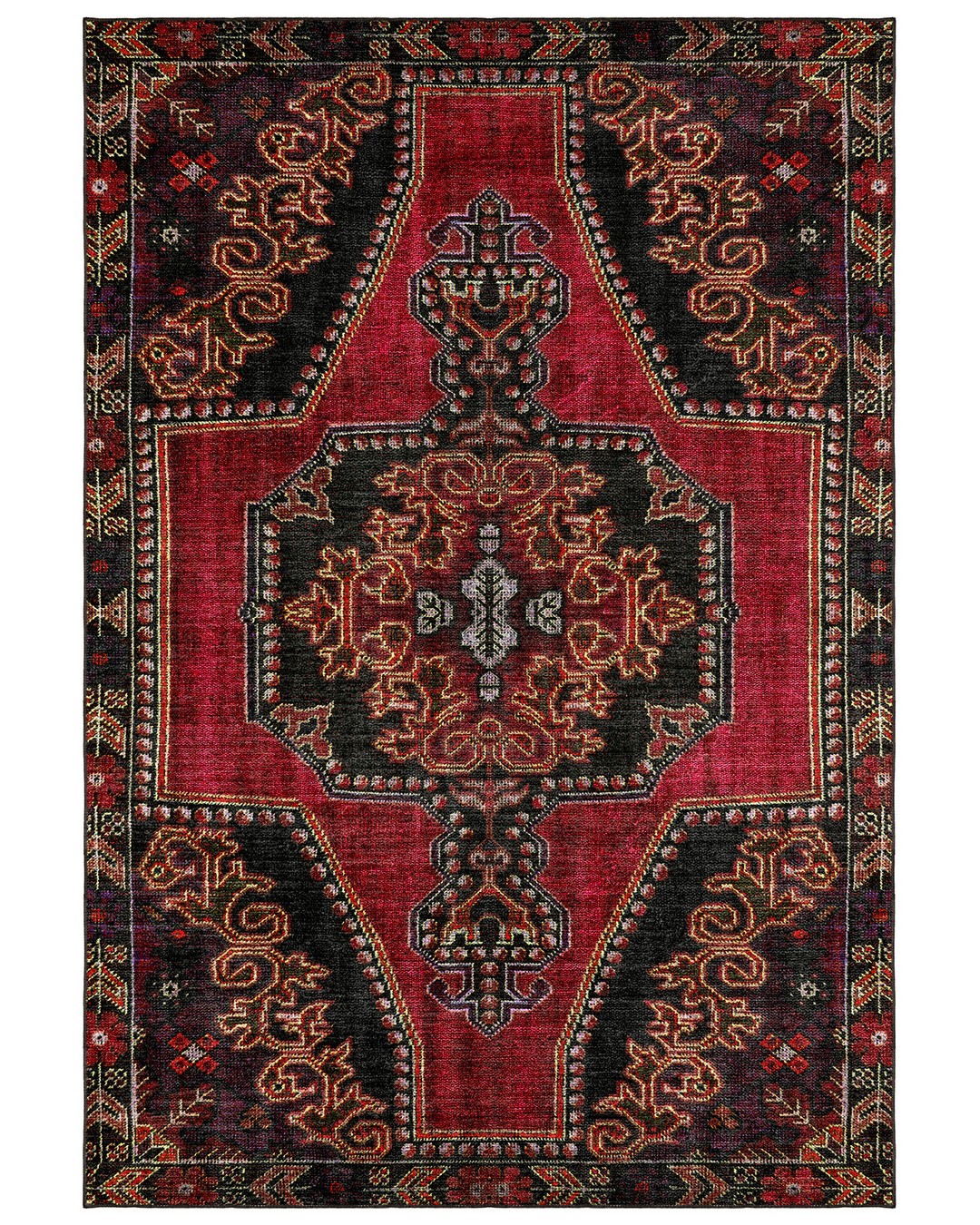 Montis Halı Patriam 38047 Bordo Dokuma Taban Etnik Halı