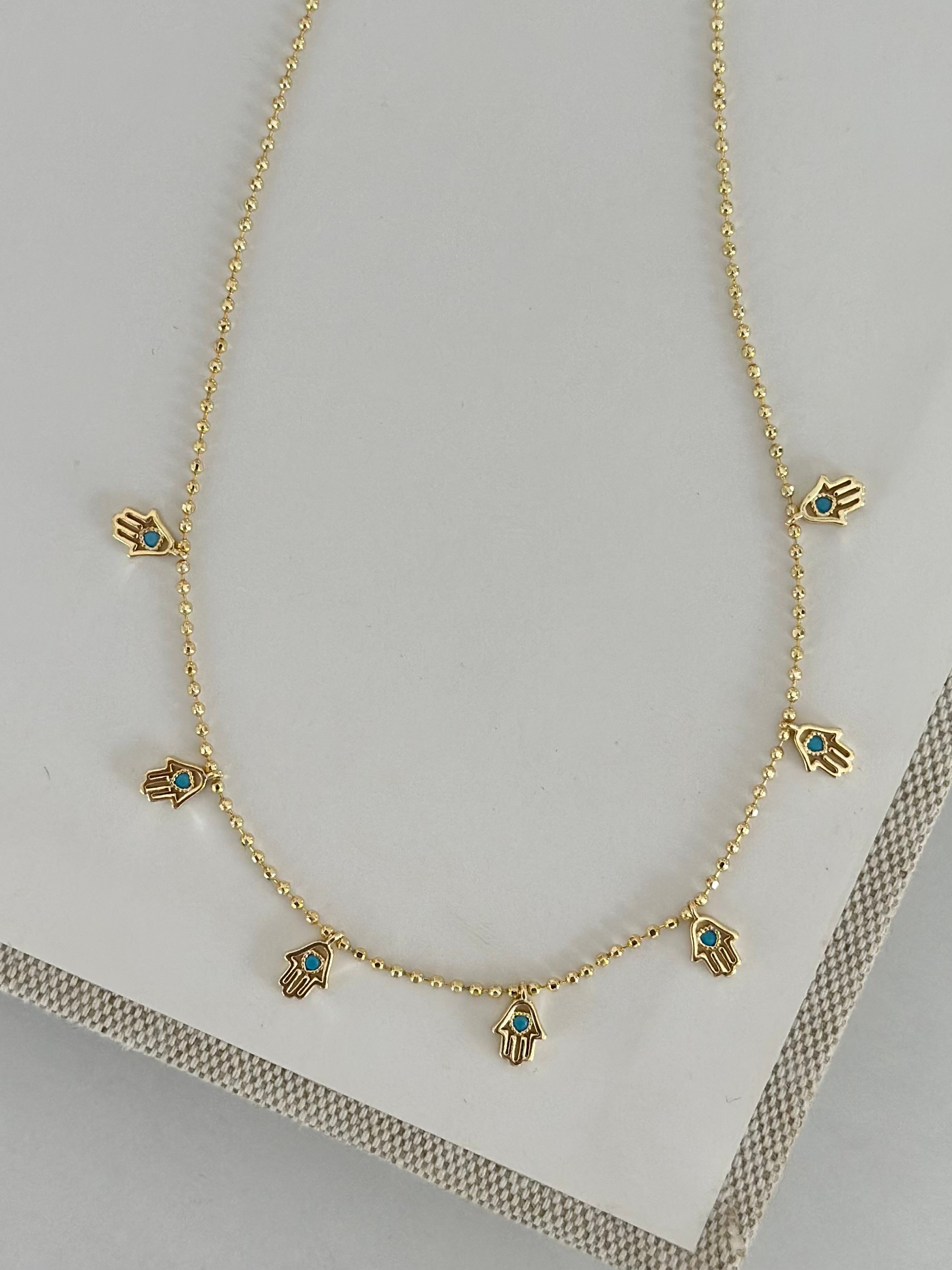 Mini Hamsa Kolye