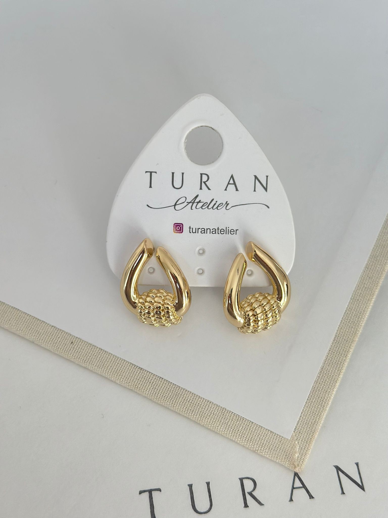 Özel Seri Vintage Küpe (14K Renk )